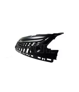 Μάσκα Για Opel Corsa D 11-14 Χωρίς Σήμα Με Κάθετες Γραμμές Μαύρη Ματ 1 Τεμάχιο 
