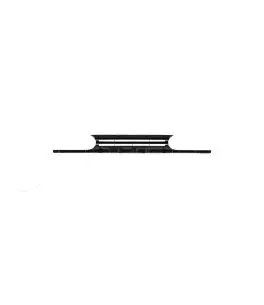 Μάσκα Για Vw Golf III (3) 93-98 VR6 Look Χωρίς Σήμα Μαύρη 1 Τεμάχιο 