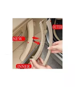 Χειρολαβή Πόρτας Εσωτερική Για Bmw 3 E90 05-11 Εμπρός & Πίσω Δεξιά Σετ 2 Τεμαχίων Μπεζ 