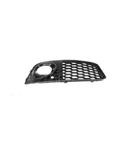 Δίχτυ Προφυλακτήρα Εμπρός Πλαινό Για Audi A4 B8 08-11 Γυαλιστερό Μαύρο Αριστερό & Δεξί 2 Τεμάχια 