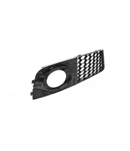 Δίχτυ Προφυλακτήρα Εμπρός Πλαινό Για Audi A4 B8 08-11 Γυαλιστερό Μαύρο Αριστερό & Δεξί 2 Τεμάχια 