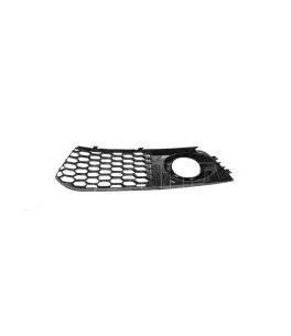Δίχτυ Προφυλακτήρα Εμπρός Πλαινό Για Audi A4 B8 08-11 Γυαλιστερό Μαύρο Αριστερό & Δεξί 2 Τεμάχια 