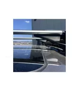 Μπάρες Οροφής ''AERO'' Αεροδυναμικές Αλουμινίου Με Κλειδαριές 123cm Railing System 2 Τεμάχια 