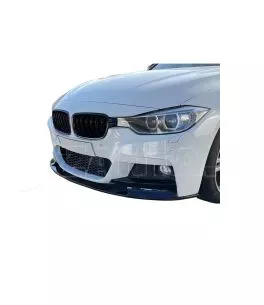 Μπροστινό Spoiler Για Bmw 3 F30/F31 11-19 M-Packet Γυαλιστερό Μαύρο M-Performance Look 2 Τεμάχια 