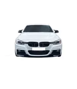 Μπροστινό Spoiler Για Bmw 3 F30/F31 11-19 M-Packet Γυαλιστερό Μαύρο M-Performance Look 2 Τεμάχια 