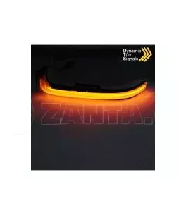 Φλας Καθρέπτη Για Peugeot 3008 16-20 & 21+, 5008 16+ / Citroen C5 Air Cross 18+ Dynamic Canbus Led Άσπρα 2 Τεμάχια 