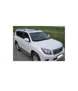 Μπάρες Οροφής Railing Για Toyota Land Cruiser Prado FJ150 2009+ Roof-Rails Αλουμινίου Μαύρες 2 Τεμάχια 