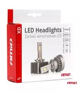 ΛΑΜΠΕΣ LED D8S 916V 70W 6.500K 8600lm (ΜΕ ΨΥΚΤΡΑ) XD SERIES ΑΜΙΟ - 2 ΤΕΜ. 