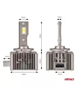 ΛΑΜΠΕΣ LED D8S 916V 70W 6.500K 8600lm (ΜΕ ΨΥΚΤΡΑ) XD SERIES ΑΜΙΟ - 2 ΤΕΜ. 