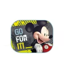 ΗΛΙΟΠΡΟΣΤΑΣΙΕΣ ΠΛΑΙΝΕΣ MICKEY ΜΕ ΒΕΝΤΟΥΖΑ 44x35cm AMIO - 2 Τεμ. 