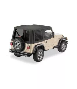 Jeep Wrangler TJ 1996-2006 Τέντα (Soft Top) Με Αποσπώμενες Πόρτες Και Παράθυρα - [X-Power] 