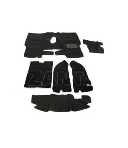 Jeep Wrangler TJ 1996-2006 Επένδυση Πατώματος Εργοστασιακού Τύπου - [Μαύρη] 