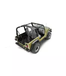 Jeep Wrangler TJ 1996-2006 Επένδυση Πατώματος Εργοστασιακού Τύπου - [Μαύρη] 