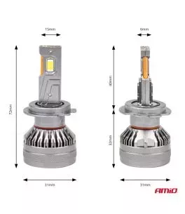ΛΑΜΠΕΣ H7 948V 6.500K 4.500lm 50W HP SERIES LED CAN-BUS (ΜΕ ΨΥΚΤΡΑ AMIO - 2 Τεμ. 