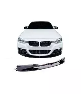 Μπροστινό Spoiler Για Bmw 3 F30/F31 11-19 M-Packet Γυαλιστερό Μαύρο M-Performance Look 1 Τεμάχιο 
