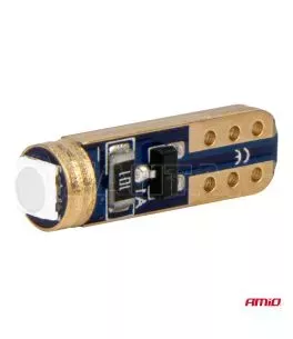 ΛΑΜΠΑΚΙΑ T5 W1W 12V 1SMD LED ΜΠΛΕ AMIO - 2 ΤΕΜ. 