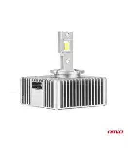 ΛΑΜΠΕΣ D5S 12V 6.000K 6800lm 70W CAN-BUS LED D-BASIC SERIES AMIO - 2 Τεμ. 