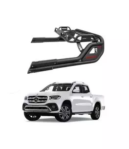 Mercedes X-Class 2017-2020 | Σιδερένιο Roll Bar Με Καλάθι - [Dual Hamer Rack] 
