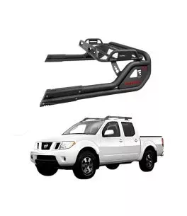 Nissan Navara D40 2005-2015 | Σιδερένιο Roll Bar Με Καλάθι - [Dual Hamer Rack] 