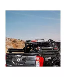 Nissan Navara NP300 2015+ | Σιδερένιο Roll Bar Με Καλάθι - [Dual Hamer Rack] 