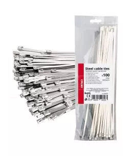 ΔΕΜΑΤΙΚΑ/ΔΕΤΙΚΑ ΚΑΛΩΔΙΩΝ TIE WRAP (ΤΑΙΡΑΠ) ΜΕΤΑΛΛΙΚΑ 4,6 x 300mm ΑΜΙΟ - 100 ΤΕΜ. 