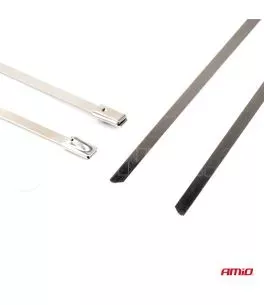 ΔΕΜΑΤΙΚΑ/ΔΕΤΙΚΑ ΚΑΛΩΔΙΩΝ TIE WRAP (ΤΑΙΡΑΠ) ΜΕΤΑΛΛΙΚΑ 4,6 x 400mm ΑΜΙΟ - 100 ΤΕΜ. 