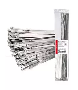 ΔΕΜΑΤΙΚΑ/ΔΕΤΙΚΑ ΚΑΛΩΔΙΩΝ TIE WRAP (ΤΑΙΡΑΠ) ΜΕΤΑΛΛΙΚΑ 7,9 x 600mm ΑΜΙΟ - 100 ΤΕΜ. 