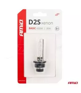 ΑΝΤΑΛΛΑΚΤΙΚΗ ΛΑΜΠΑ ΧΕΝΟΝ BASIC D2S 12V 4.300k 35W BLISTER CARD AMIO - 1 ΤΕΜ. 