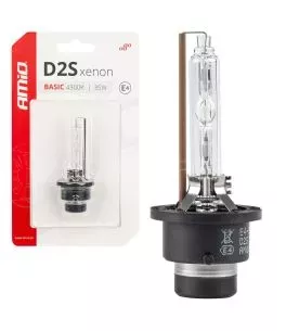 ΑΝΤΑΛΛΑΚΤΙΚΗ ΛΑΜΠΑ ΧΕΝΟΝ BASIC D2S 12V 4.300k 35W BLISTER CARD AMIO - 1 ΤΕΜ. 