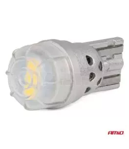 ΛΑΜΠΑΚΙΑ LED T10 W5W 12/24V 3x3020 SMD LED ΛΕΥΚΟ PURE LIGHT SERIES ΑΜΙΟ - 2 ΤΕΜ. 