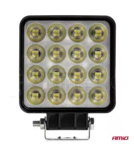 ΠΡΟΒΟΛΕΑΣ ΕΡΓΑΣΙΑΣ ΤΕΤΡΑΓΩΝΟΣ LED 192W 9-36V 12.000lm 6.500K AWL64 AMIO - 1 ΤΕΜ. 