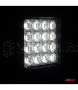 ΠΡΟΒΟΛΕΑΣ ΕΡΓΑΣΙΑΣ ΤΕΤΡΑΓΩΝΟΣ LED 192W 9-36V 12.000lm 6.500K AWL64 AMIO - 1 ΤΕΜ. 