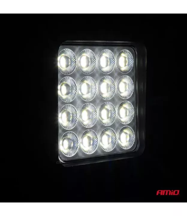 ΠΡΟΒΟΛΕΑΣ ΕΡΓΑΣΙΑΣ ΤΕΤΡΑΓΩΝΟΣ LED 192W 9-36V 12.000lm 6.500K AWL64 AMIO - 1 ΤΕΜ.