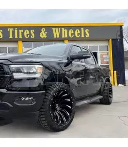 Ζάντες 17" Ιντσών 6x114.3 Τύπος XF Off-Road 224 – Μαύρη με Ασημί Λεπτομέρειες (4 Τεμάχια) 