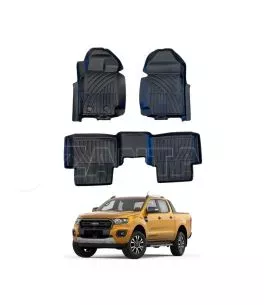 Ford Ranger T6/T7/T8 2012-2022 | Πατάκια TPE – Εργοστασιακής Εφαρμογής 