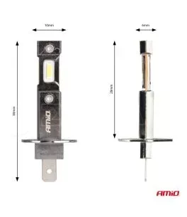 ΛΑΜΠΕΣ LED H1 12V 60W 6.000K 5.600lm +400% CAN-BUS HYBRID SERIES AMIO - 2 τεμ. 