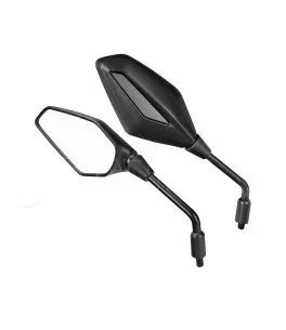 ΚΑΘΡΕΠΤΕΣ MOTO VINX M10x1,25 DX+SX ΣΕ ΜΑΥΡΟ ΧΡΩΜΑ LAMPA - 2 ΤΕΜ. 