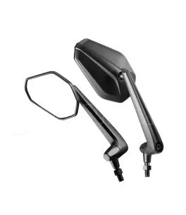 ΚΑΘΡΕΠΤΕΣ MOTO VICTOR M10x1,25 DX+SX ΣΕ ΜΑΥΡΟ ΧΡΩΜΑ LAMPA - 2 ΤΕΜ. 