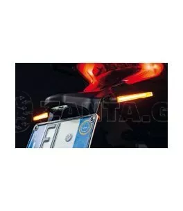 ΦΛΑΣ MOTO PROJECT 001 ΜΑΥΡΑ 12V COB LED TECHNOLOGY PARAXITE - 2 ΤΕΜ. 