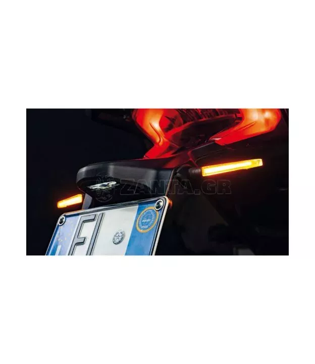 ΦΛΑΣ MOTO PROJECT 001 ΜΑΥΡΑ 12V COB LED TECHNOLOGY PARAXITE - 2 ΤΕΜ.