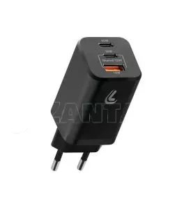 ΦΟΡΤΙΣΤΗΣ ΜΕ ΟΙΚΙΑΚΗ ΠΡΙΖΑ HOME ROCKET 65W 100/230V 65W ΜΕ 3 ΘΥΡΕΣ USB (USB-A+USB-Cx2) QUICK CHARGE LAMPA - 1 ΤΕΜ. 