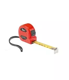 ΜΕΤΡΟΤΑΙΝΙΑ ΑΥΤΟΜΑΤΗ COMPACT 3m x16mm ΚΟΚΚΙΝΗ ΜΕ ΚΛΙΠ ΖΩΝΗΣ LAMPA - 1 ΤΕΜ. 