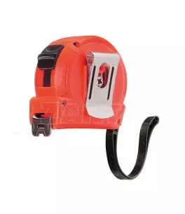 ΜΕΤΡΟΤΑΙΝΙΑ ΑΥΤΟΜΑΤΗ COMPACT 5m x16mm ΚΟΚΚΙΝΗ ΜΕ ΚΛΙΠ ΖΩΝΗΣ LAMPA - 1 ΤΕΜ. 