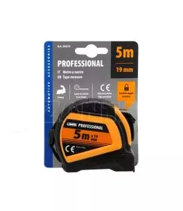 ΜΕΤΡΟΤΑΙΝΙΑ ΑΥΤΟΜΑΤΗ PROFESSIONAL 5m x16mm ΜΕ ΚΛΕΙΔΩΜΑ & ΚΛΙΠ ΖΩΝΗΣ LAMPA - 1 ΤΕΜ. 