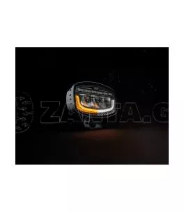 ΠΡΟΒΟΛΕΑΣ ΜΕ ΠΟΡΤΟΚΑΛΙ LED ΦΛΑΣ GLARE OVAL-PRO DEMON LINE 1030V 51 LED 60W 3500lm 247x175x93mm LAMPA - 1 ΤΕΜ. 