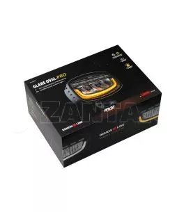 ΠΡΟΒΟΛΕΑΣ ΜΕ ΠΟΡΤΟΚΑΛΙ LED ΦΛΑΣ GLARE OVAL-PRO DEMON LINE 1030V 51 LED 60W 3500lm 247x175x93mm LAMPA - 1 ΤΕΜ. 