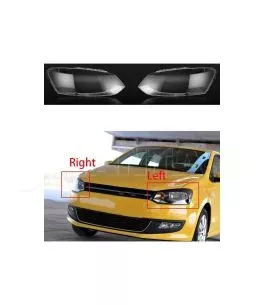 Κρύσταλλα Φαναριών Για VW Polo 6R 2009-2013 Ζευγάρι 2 Τεμάχια 