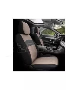 Καλύμματα Αυτοκινήτου Otom Smart Design Universal Ύφασμα / Δερματίνη Σετ Εμπρός / Πίσω 11 Τεμαχίων Μαύρο / Μπεζ SLTSMT106-NZ 