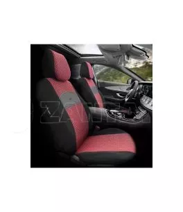 Καλύμματα Αυτοκινήτου Otom Smart Design Universal Ύφασμα / Δερματίνη Σετ Εμπρός / Πίσω 11 Τεμαχίων Μαύρο / Κόκκινο SLTSMT103-NZ 