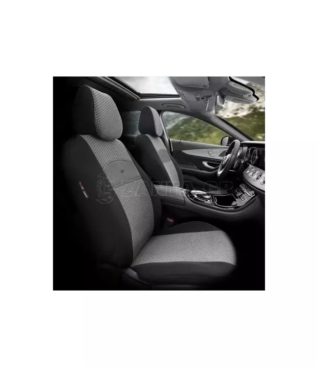 Καλύμματα Αυτοκινήτου Otom Smart Design Universal Ύφασμα / Δερματίνη Σετ Εμπρός / Πίσω 11 Τεμαχίων Μαύρο / Γκρι SLTSMT102-NZ